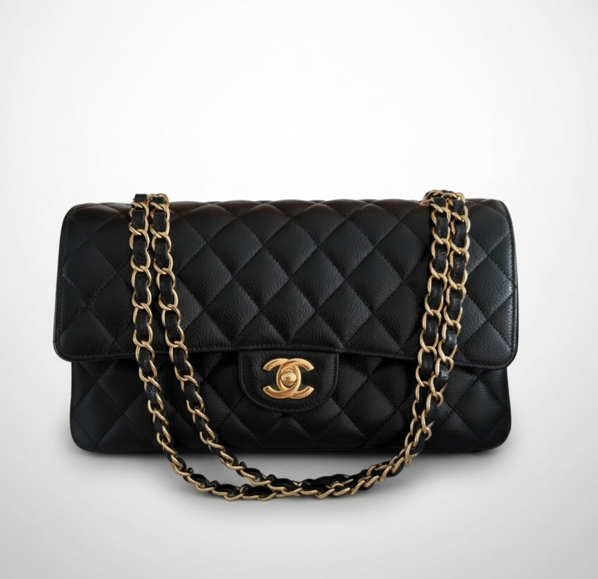 Chanel Classic Meduim Double Flap Bag GHW