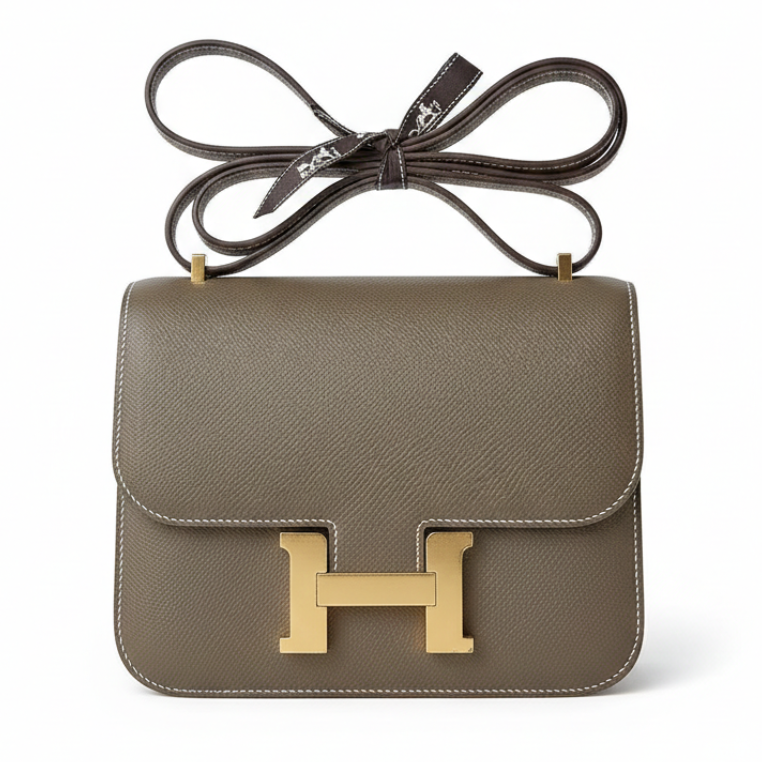 Hermès Constance 18 Epsom Etoupe GHW (Stamp Y)