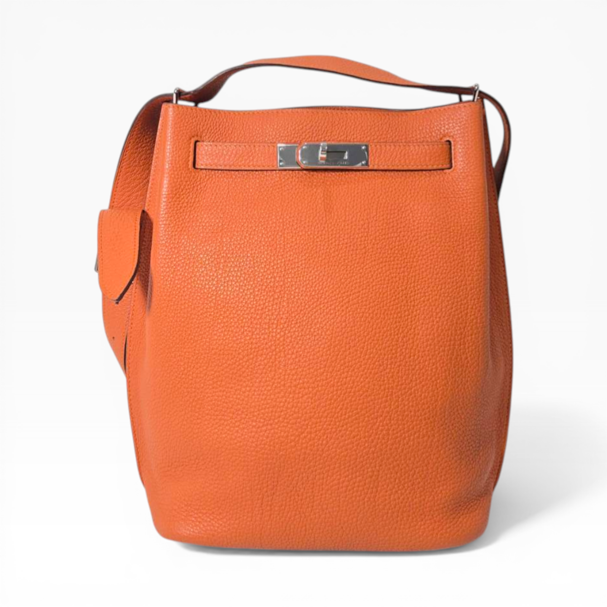 Hermès - So Kelly 22 Orange Togo (PHW)