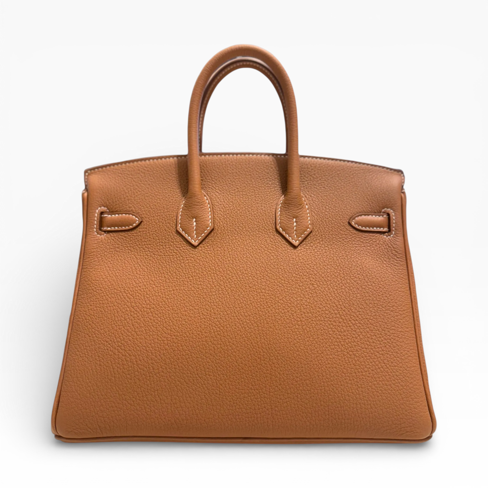 Hermès Birkin 25 - Retourne Bag In Gold Togo Leather With PHW