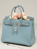 **Rare Pastel** Birkin 35 - Ciel Color Togo Stamp M Blue  (PHW)
