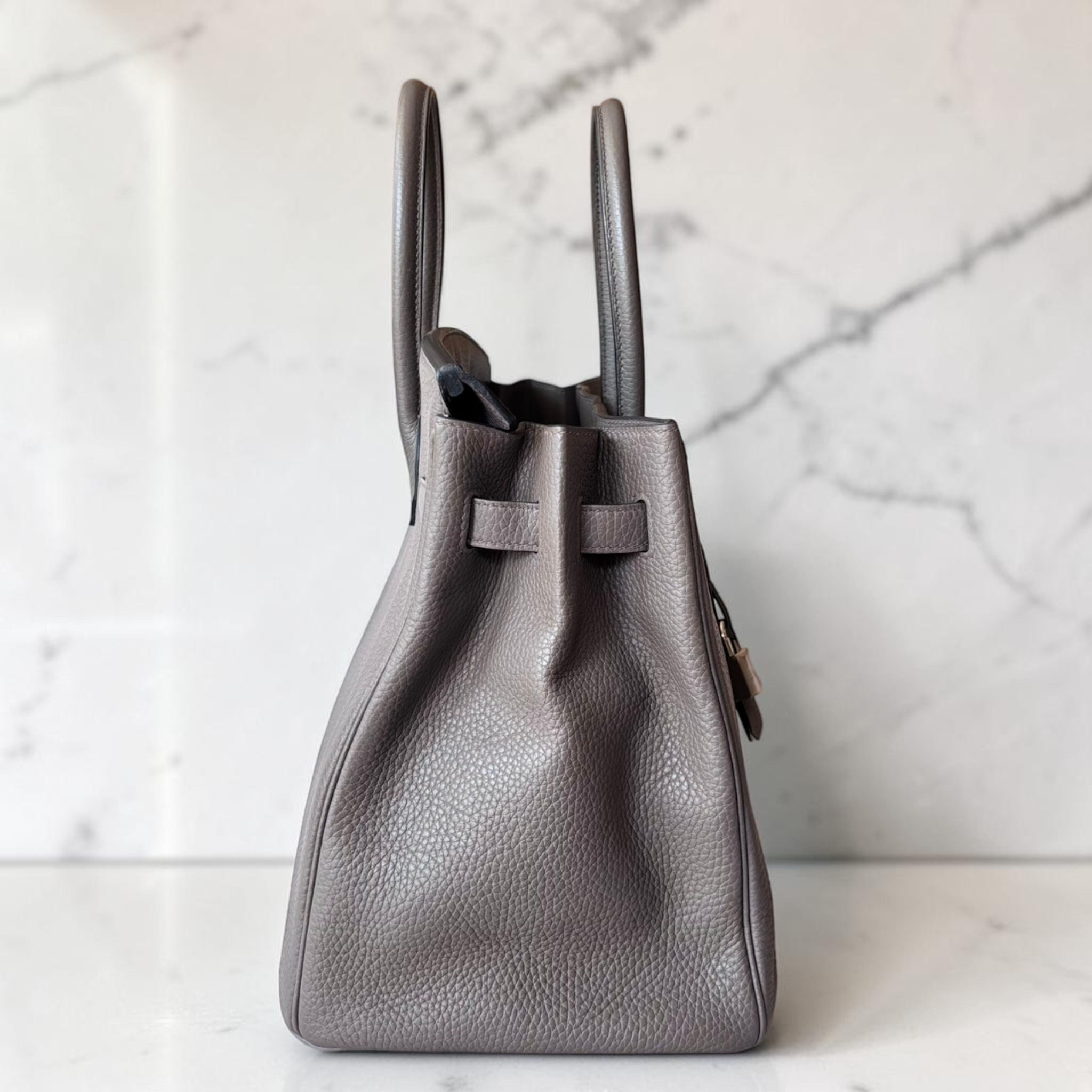 Hermès – Birkin 35 Etain Togo st.P (PHW)