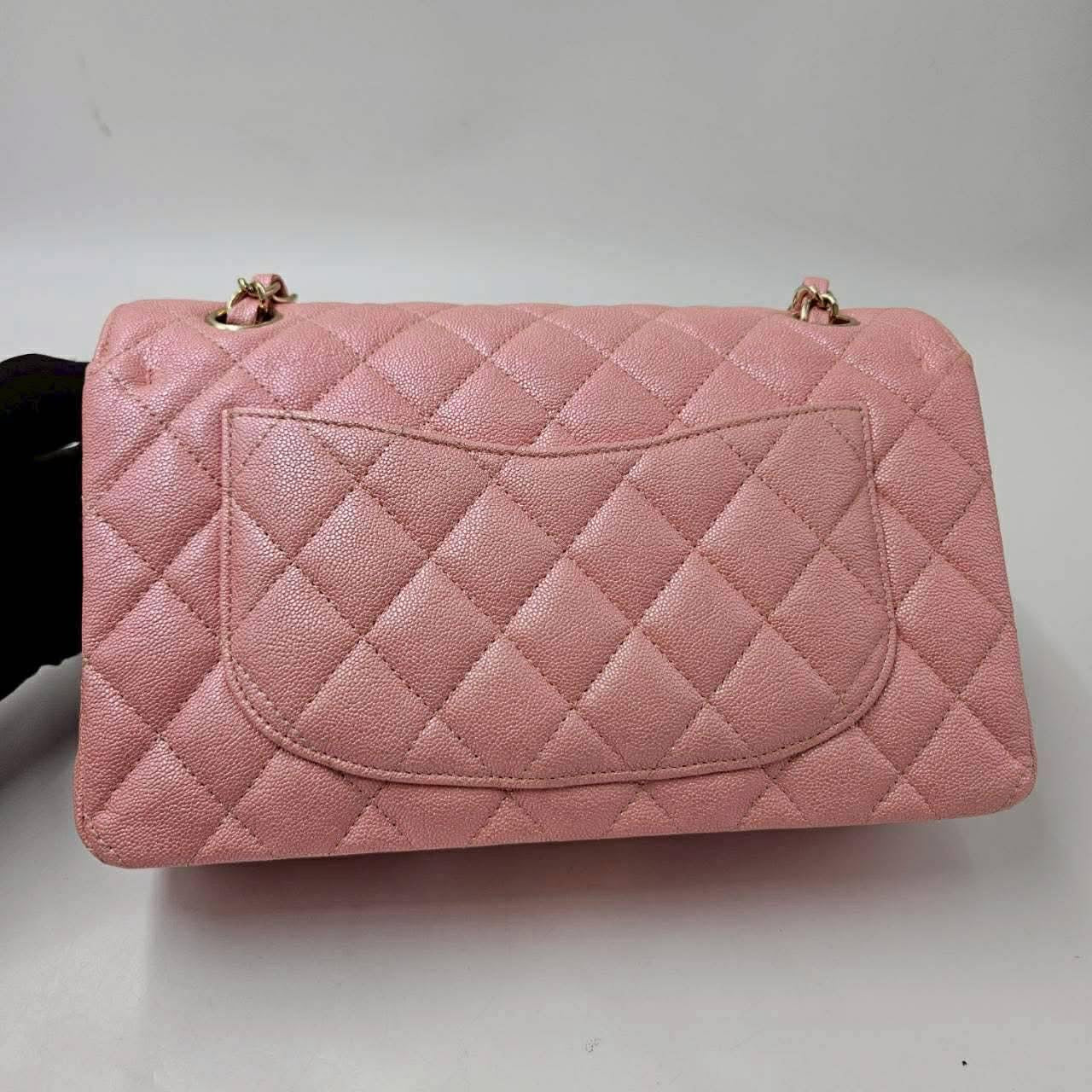 **Rare Find** Chanel 9 Unicorn Colour / Iridescent Pink Caviar - GHW