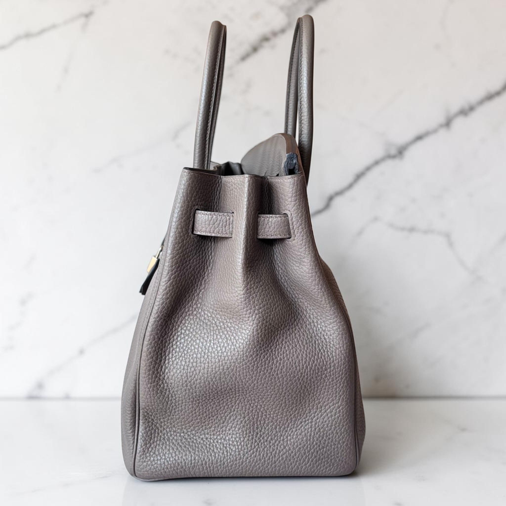 Hermès – Birkin 35 Etain Togo st.P (PHW)