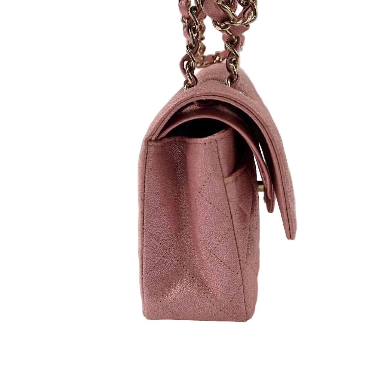 **Rare Find** Chanel 9 Unicorn Colour / Iridescent Pink Caviar - GHW