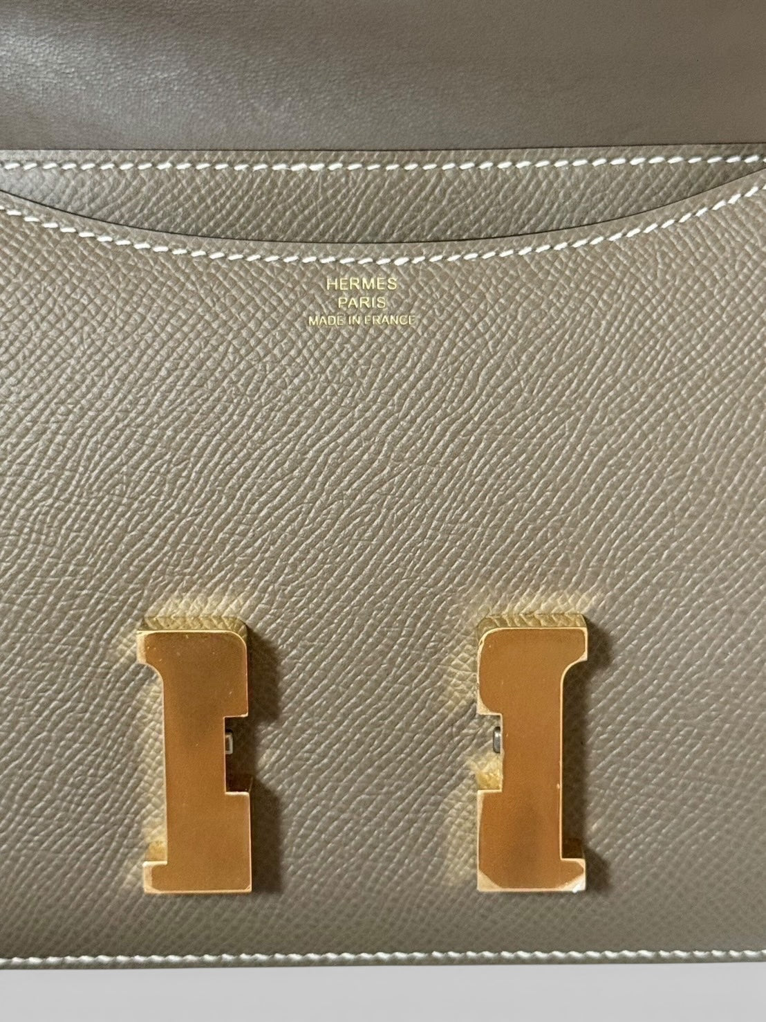 Hermès Constance 18 Epsom Etoupe GHW (Stamp Y)