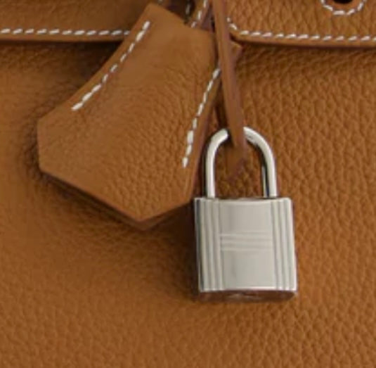Hermès Birkin 25 - Retourne Bag In Gold Togo Leather With PHW
