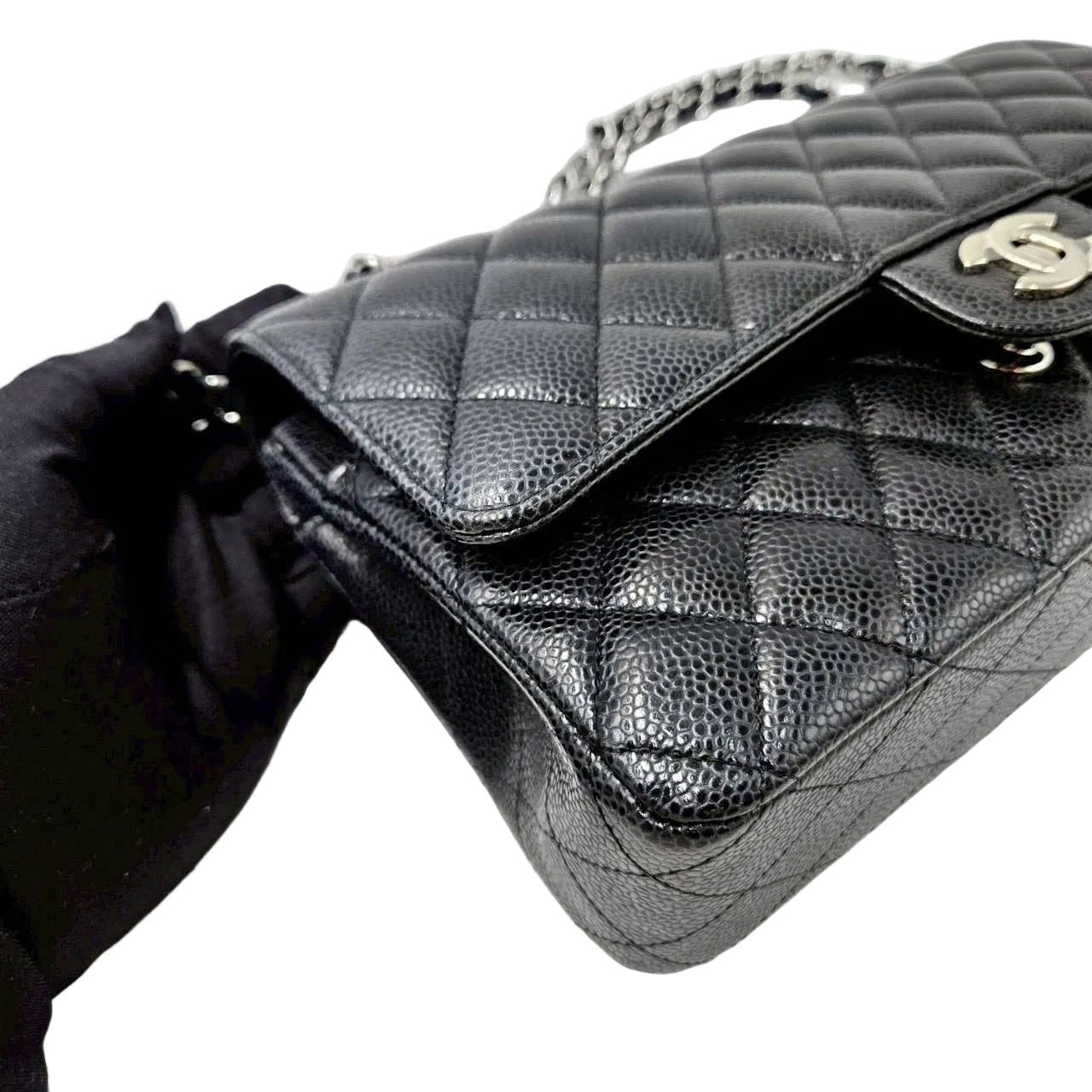 **Brand New** Chanel Classic Medium Double Flap - Classic 10" microchip (SHW)
