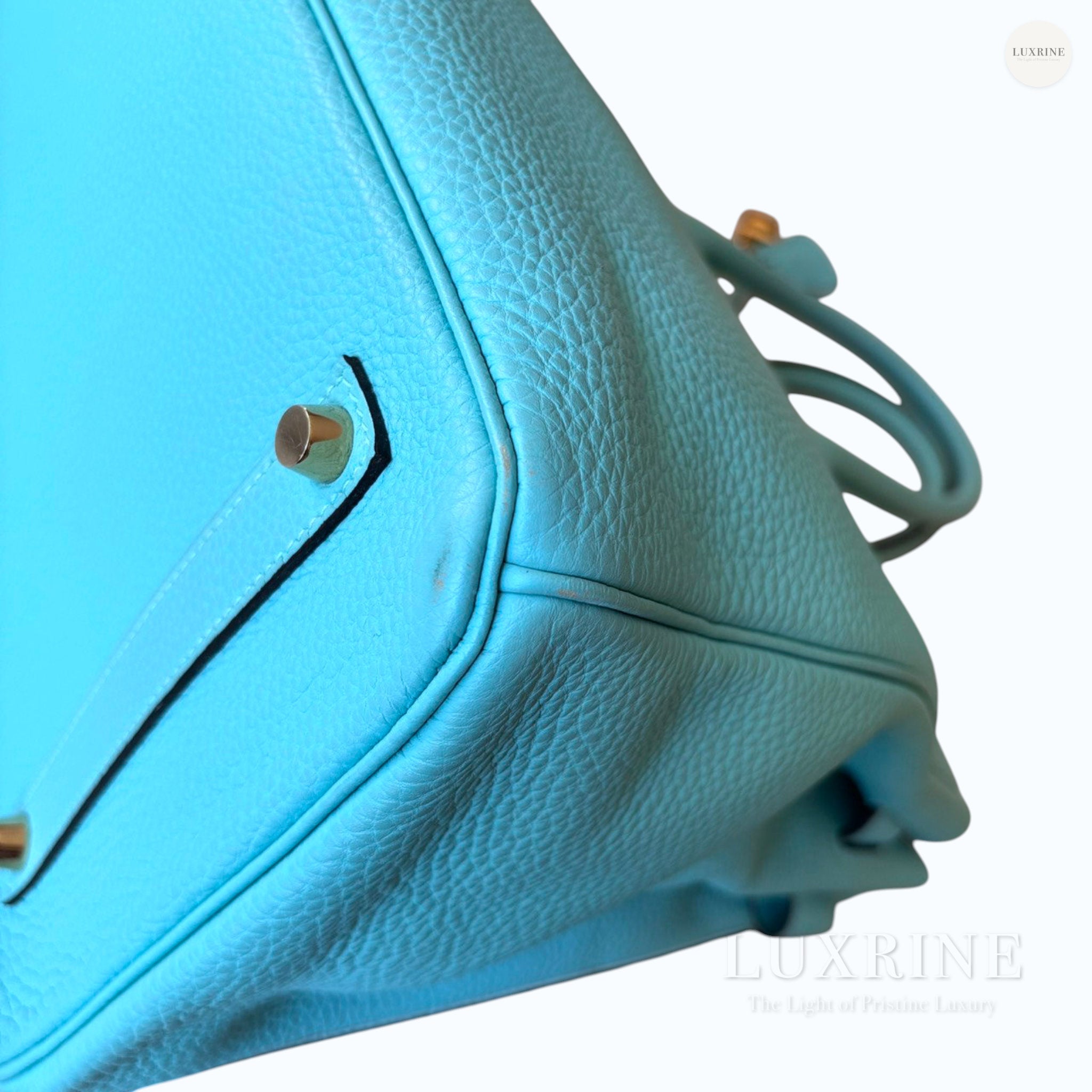 Hermès – Birkin 30 Blue Atoll Togo st.T (GHW)