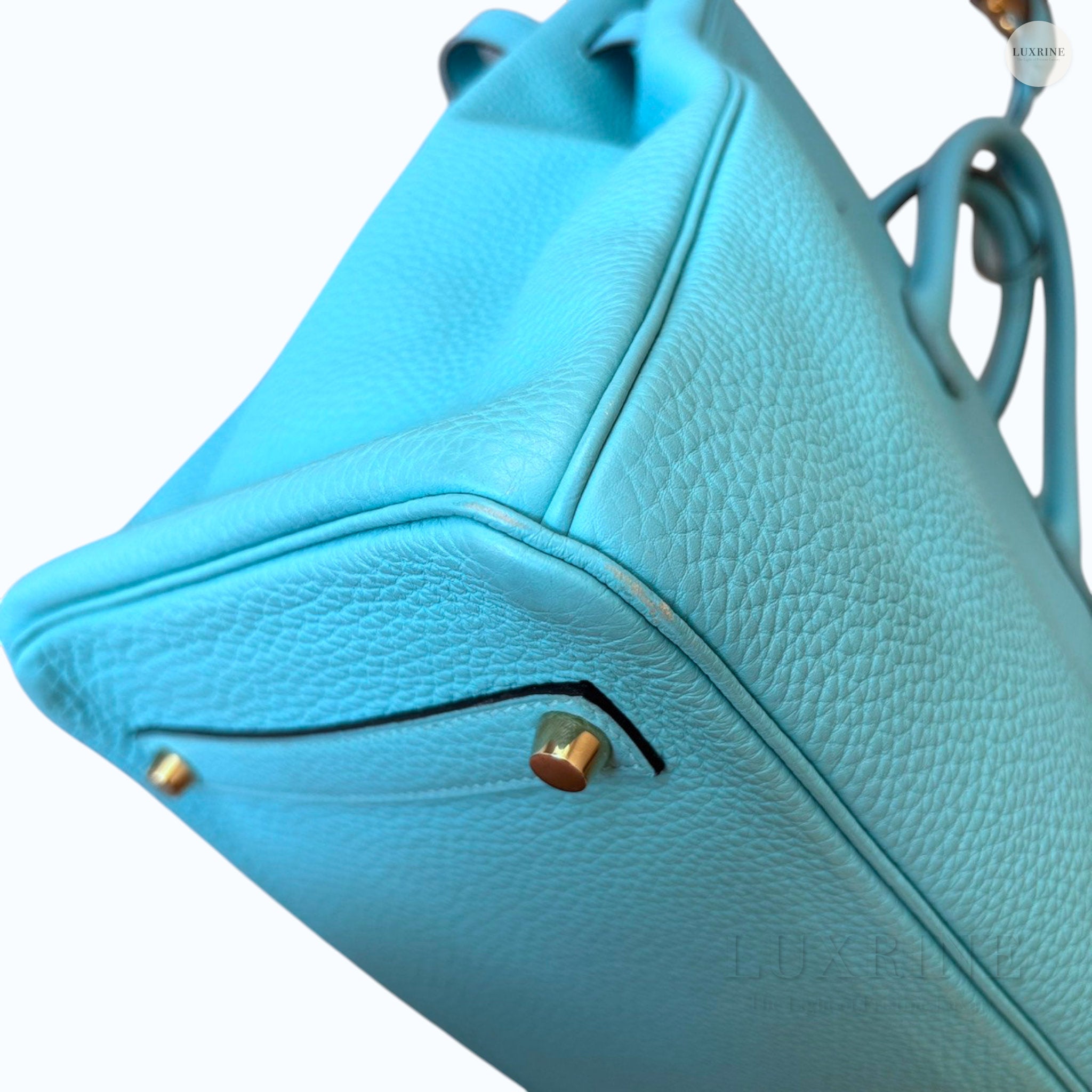 Hermès – Birkin 30 Blue Atoll Togo st.T (GHW)