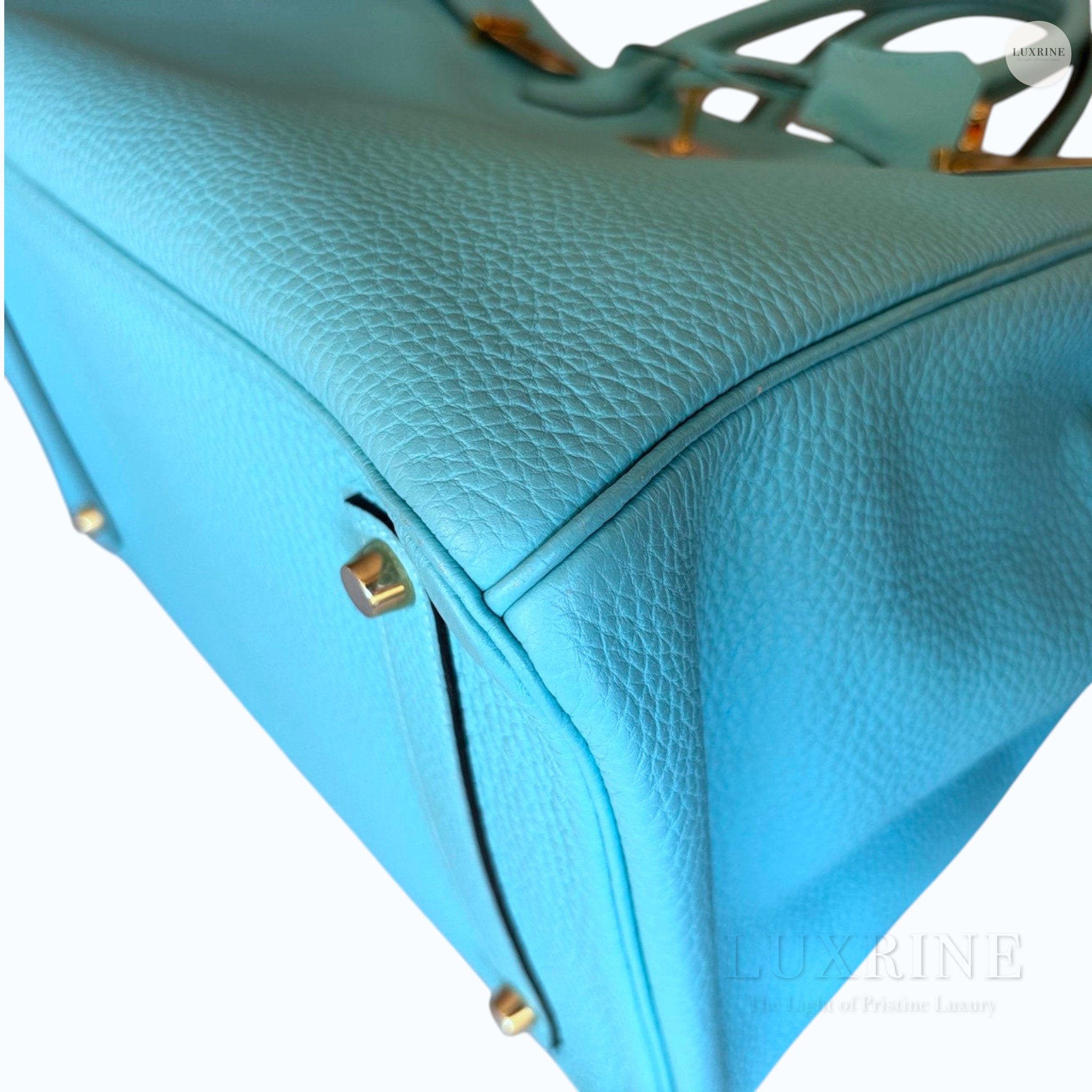 Hermès – Birkin 30 Blue Atoll Togo st.T (GHW)