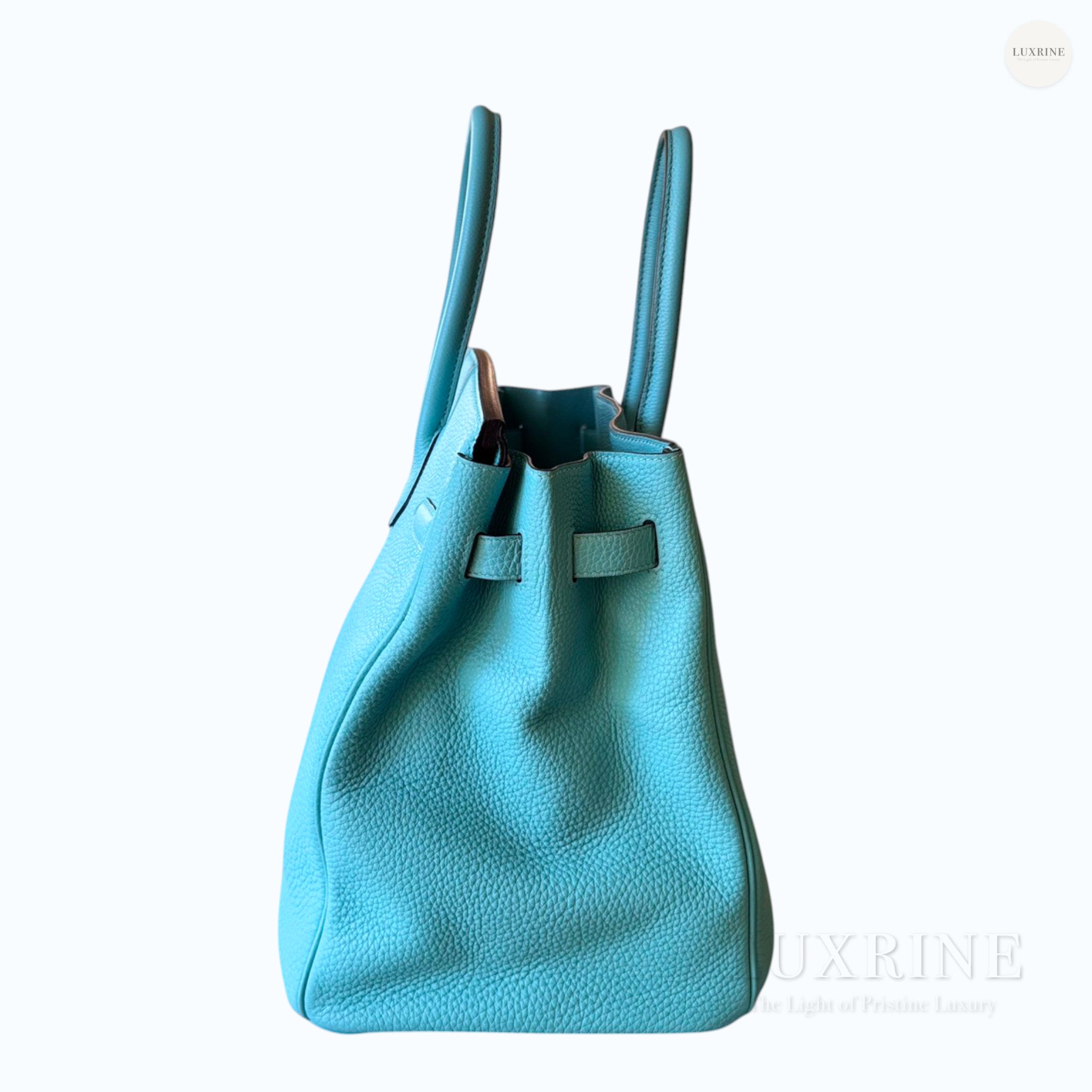 Hermès – Birkin 30 Blue Atoll Togo st.T (GHW)