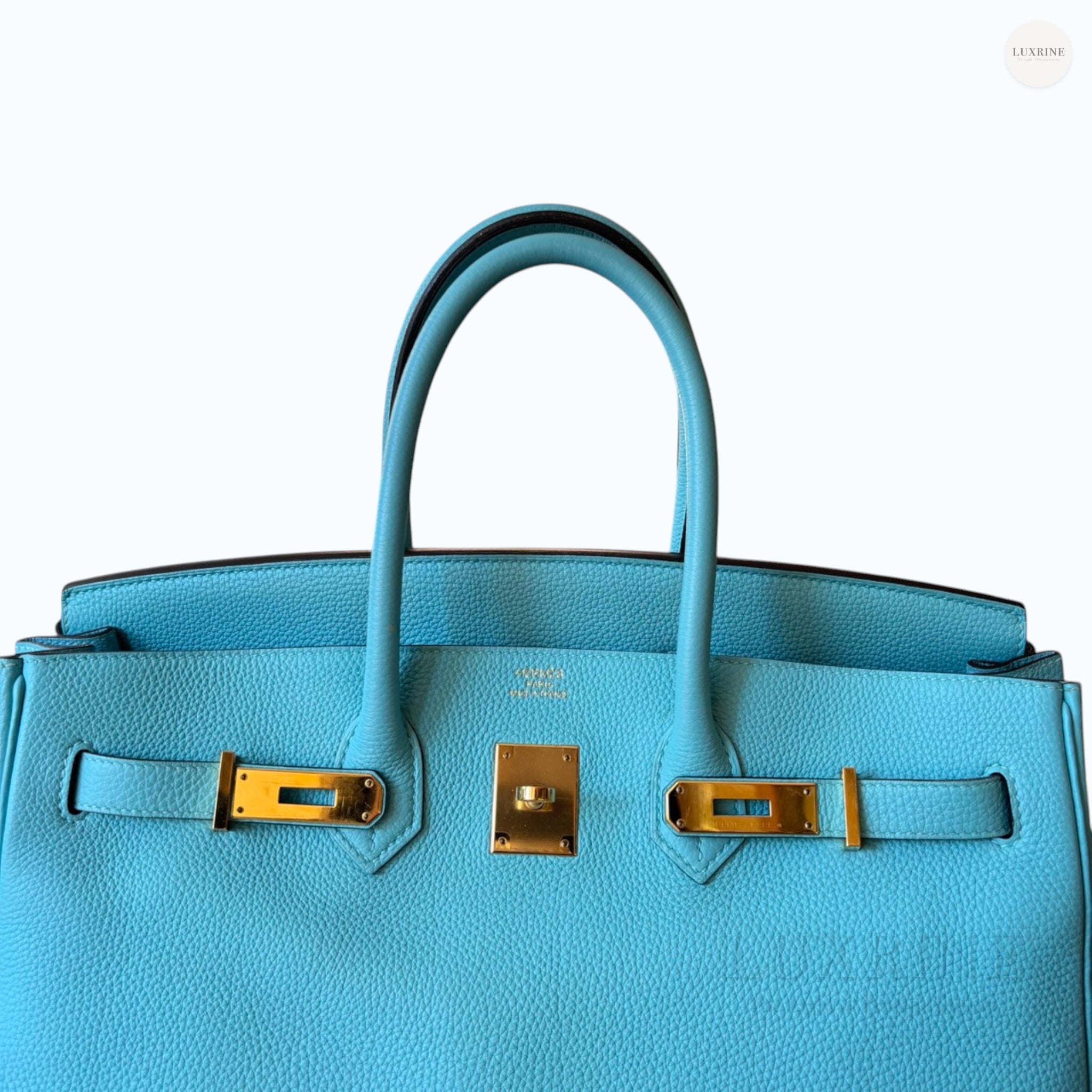 Hermès – Birkin 30 Blue Atoll Togo st.T (GHW)