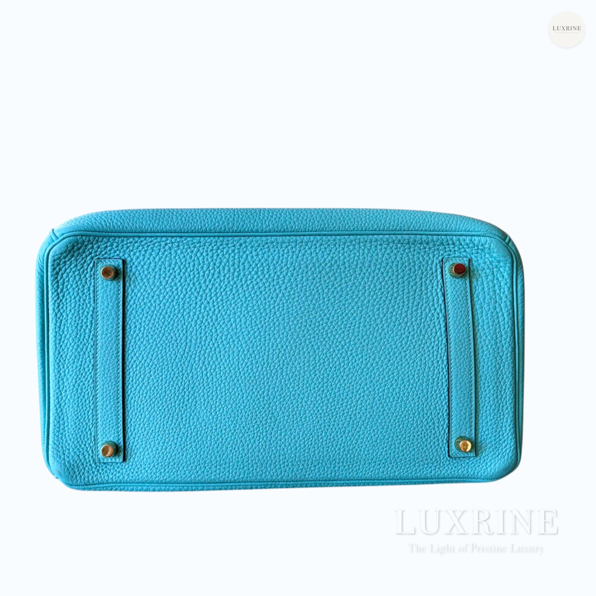 Hermès – Birkin 30 Blue Atoll Togo st.T (GHW)