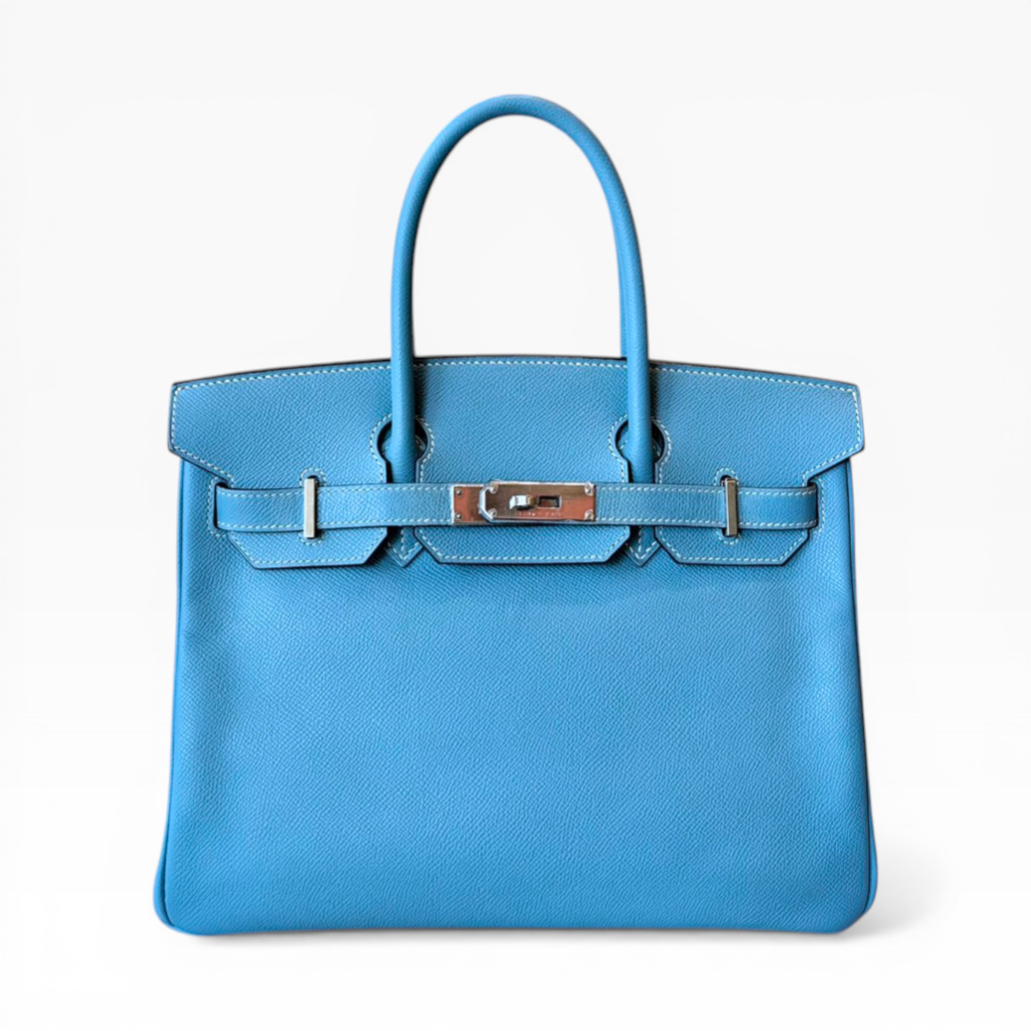 Hermés - Birkin 30 Blue Jeans Color Epsom (PHW)