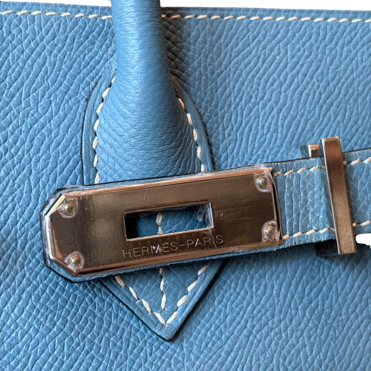 Hermés - Birkin 30 Blue Jeans Color Epsom (PHW)