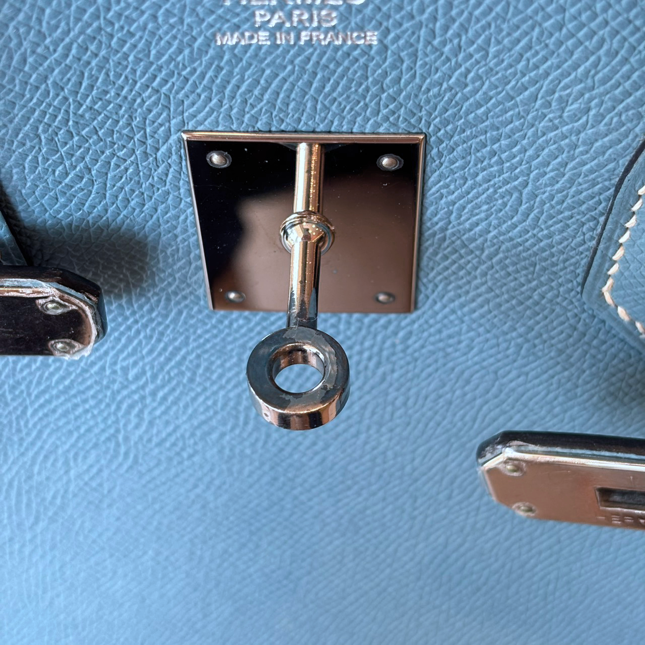 Hermés - Birkin 30 Blue Jeans Color Epsom (PHW)