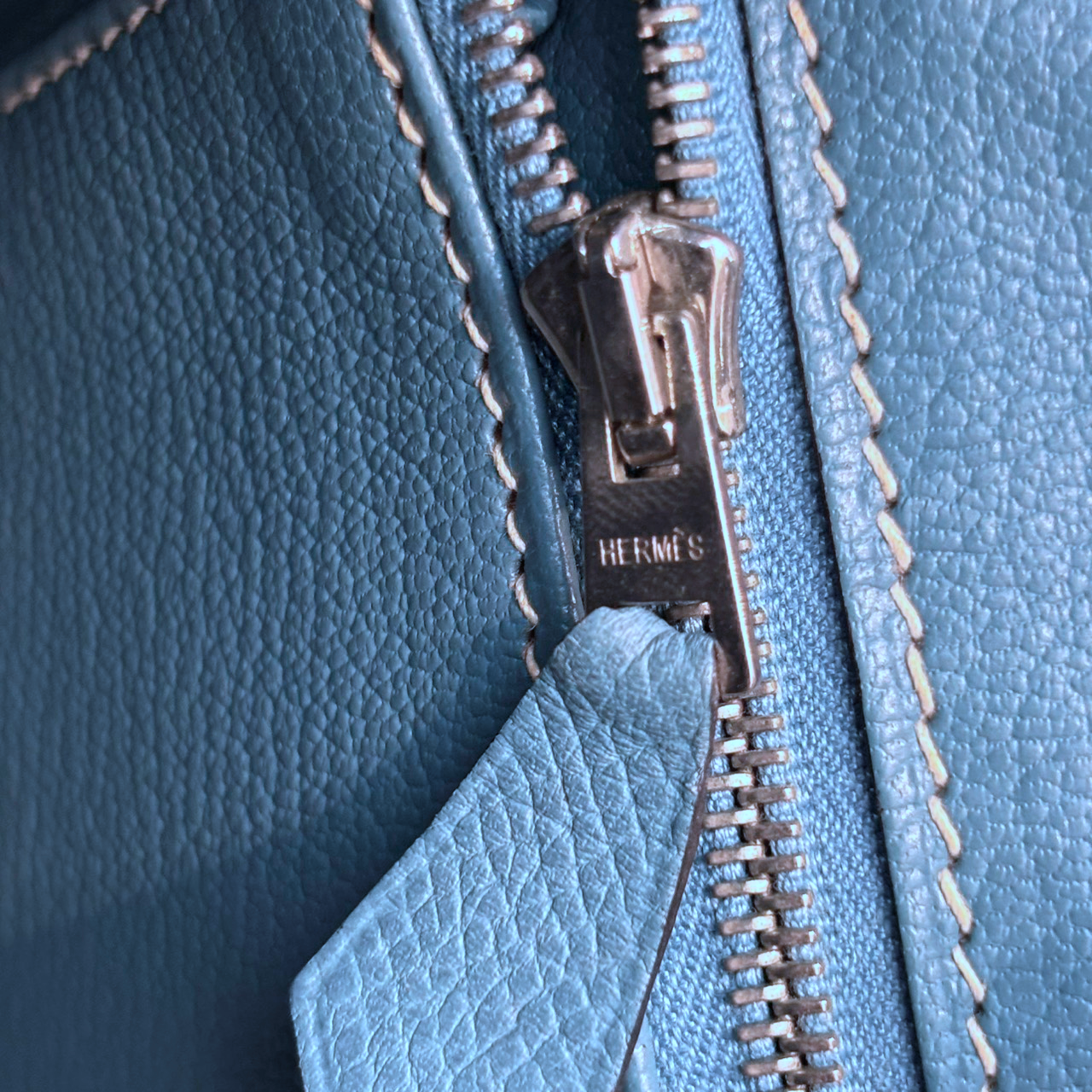 Hermés - Birkin 30 Blue Jeans Color Epsom (PHW)