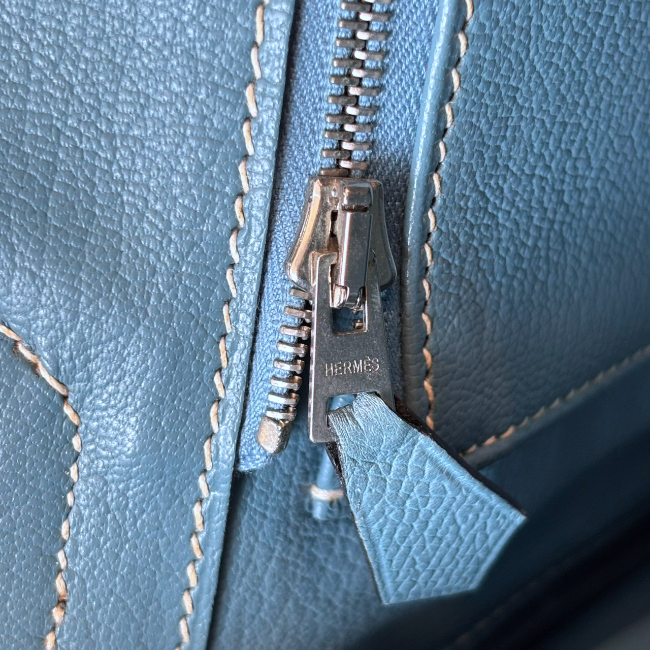 Hermés - Birkin 30 Blue Jeans Color Epsom (PHW)
