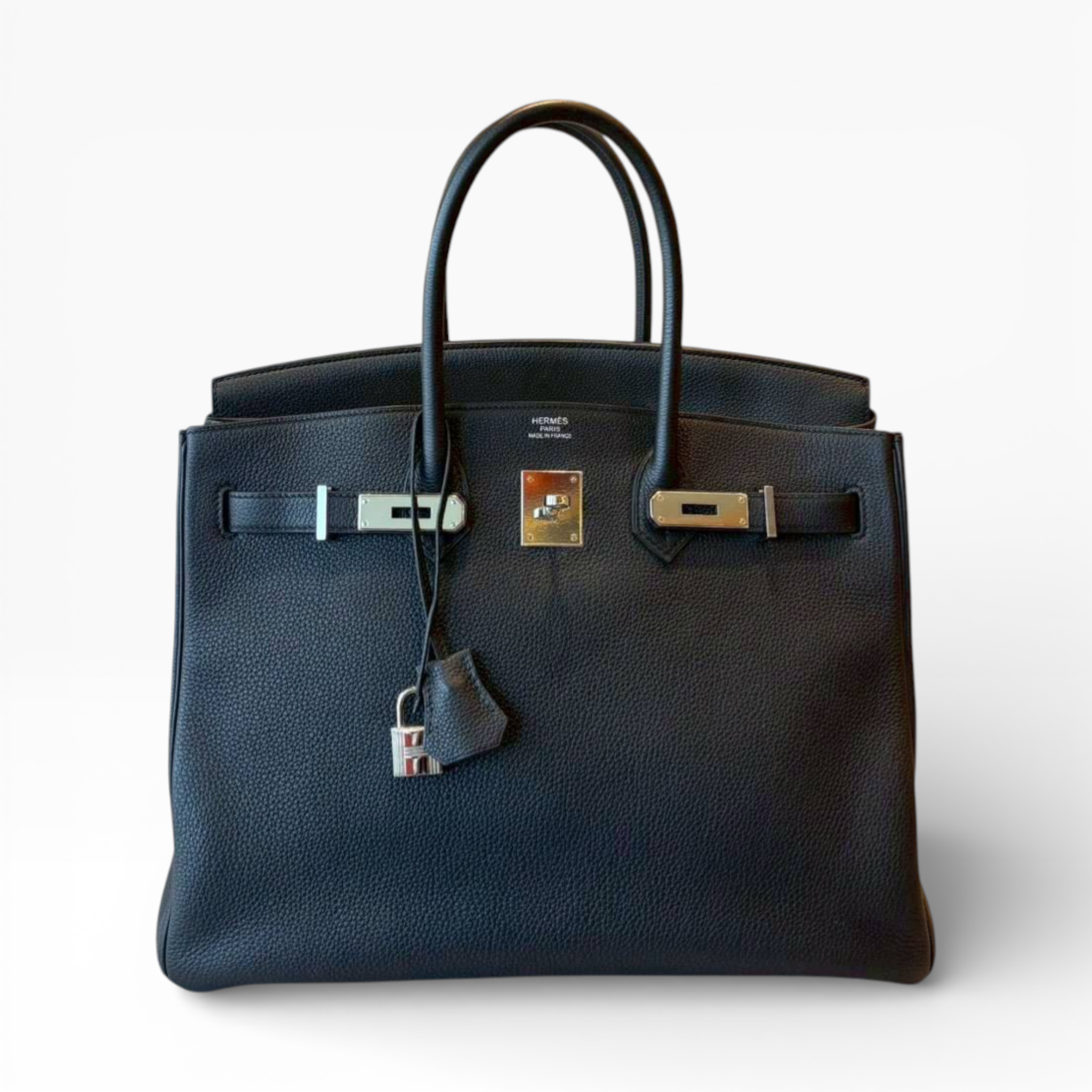 Birkin 35 Noir/ Black (PHW) Stamp C - [Seals still Intact]