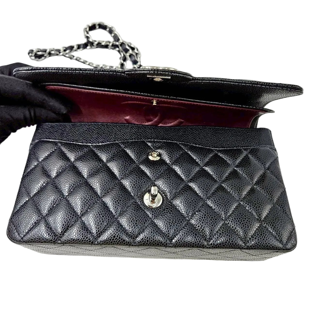 **Brand New** Chanel Classic Medium Double Flap - Classic 10" microchip (SHW)