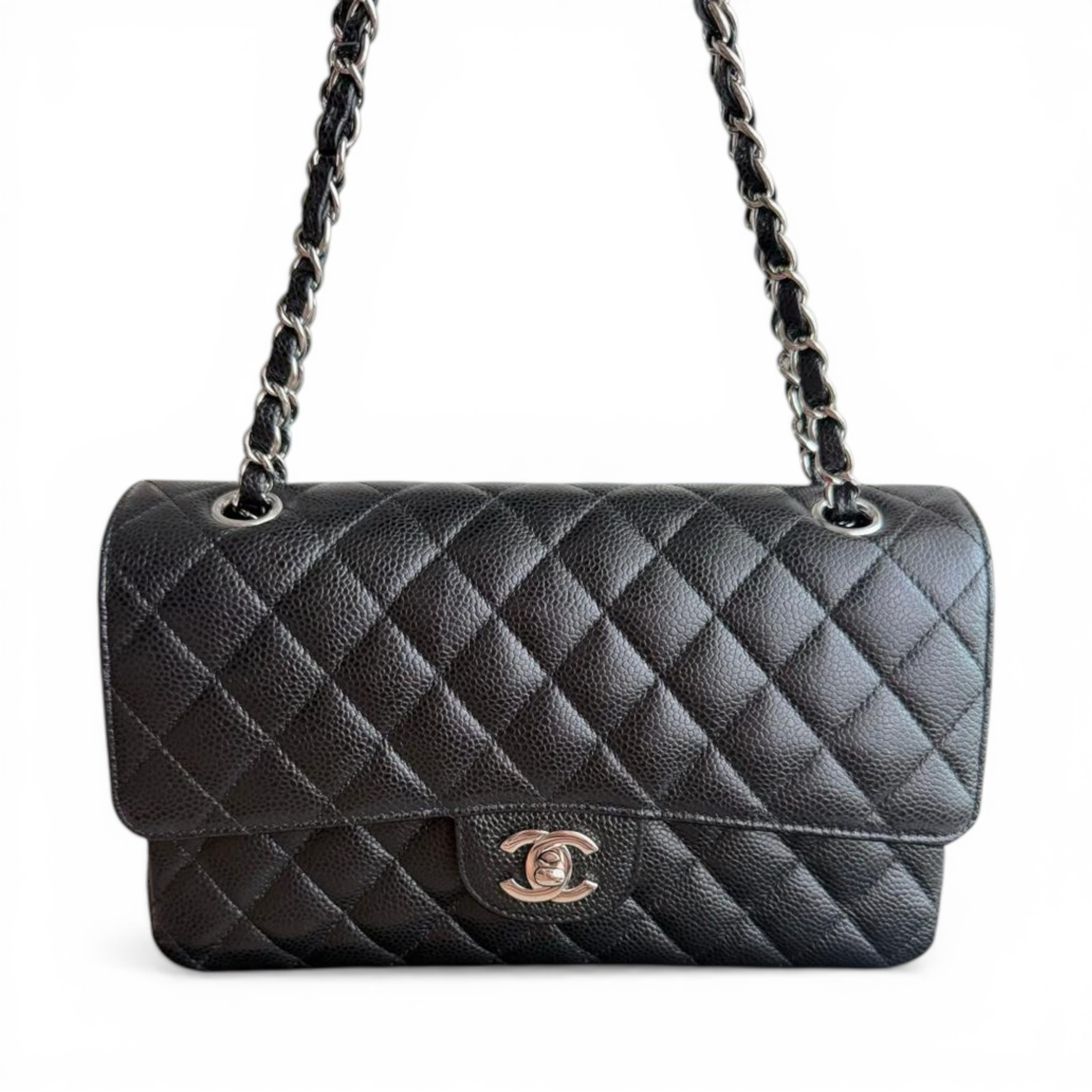 CHANEL - Classic 10 Meduim Double Flap Bag (SHW)