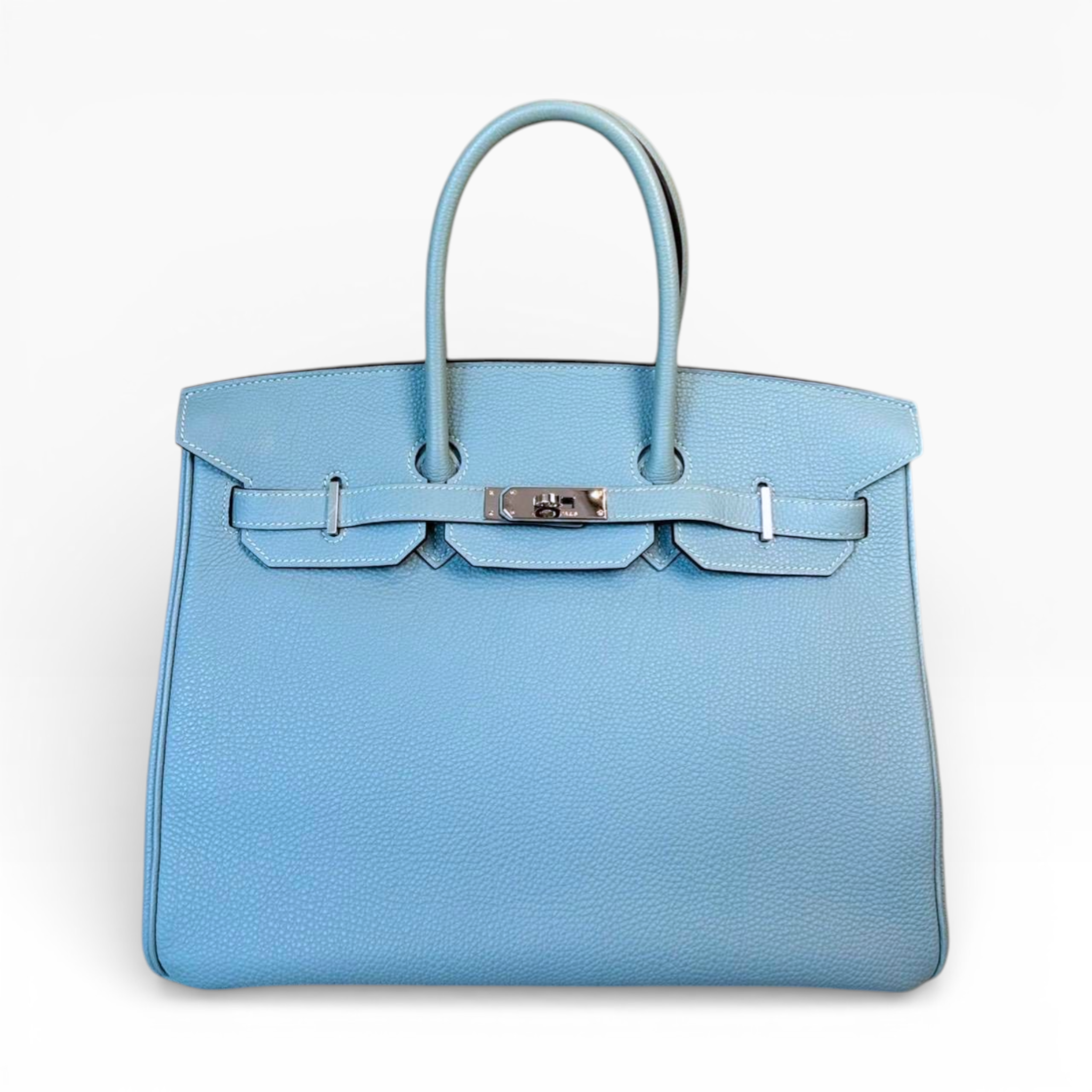 Birkin 35 - Ciel Color Togo Stamp M  (PHW)