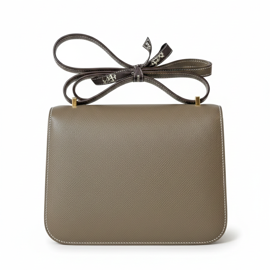 Hermès Constance 18 Epsom Etoupe GHW (Stamp Y)