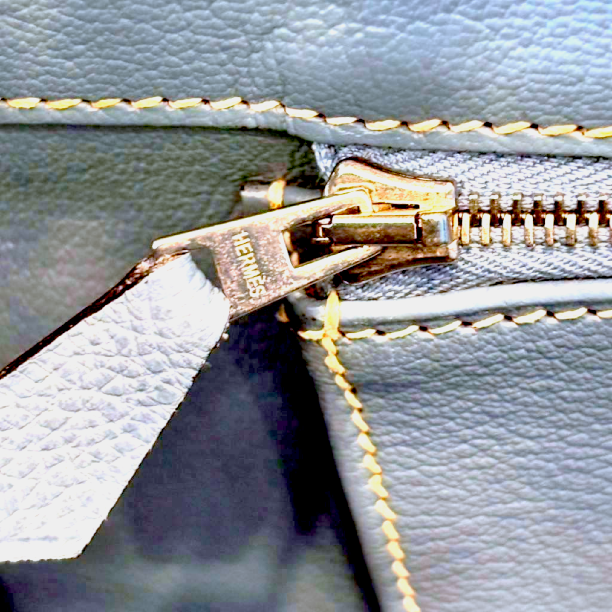 **Exclusive Find** Hermès Birkin HAC 28 - Blue Jean Epsom Leather with Palladium Hardware (PHW)