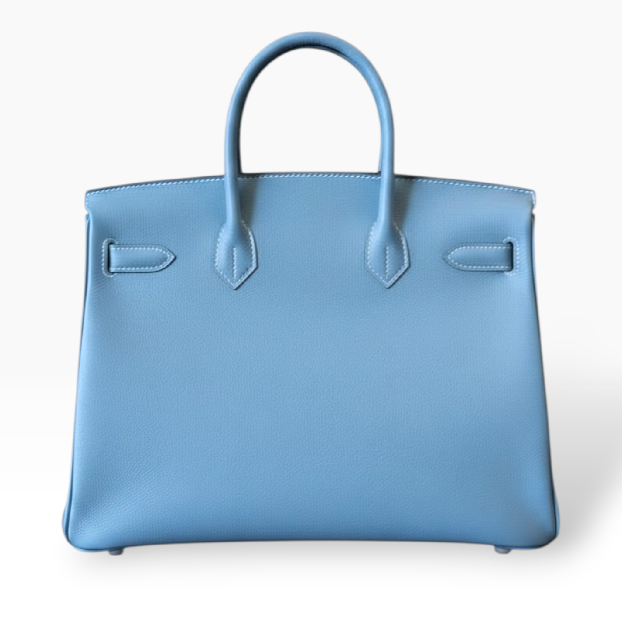 **Exclusive Find** Hermès Birkin HAC 28 - Blue Jean Epsom Leather with Palladium Hardware (PHW)