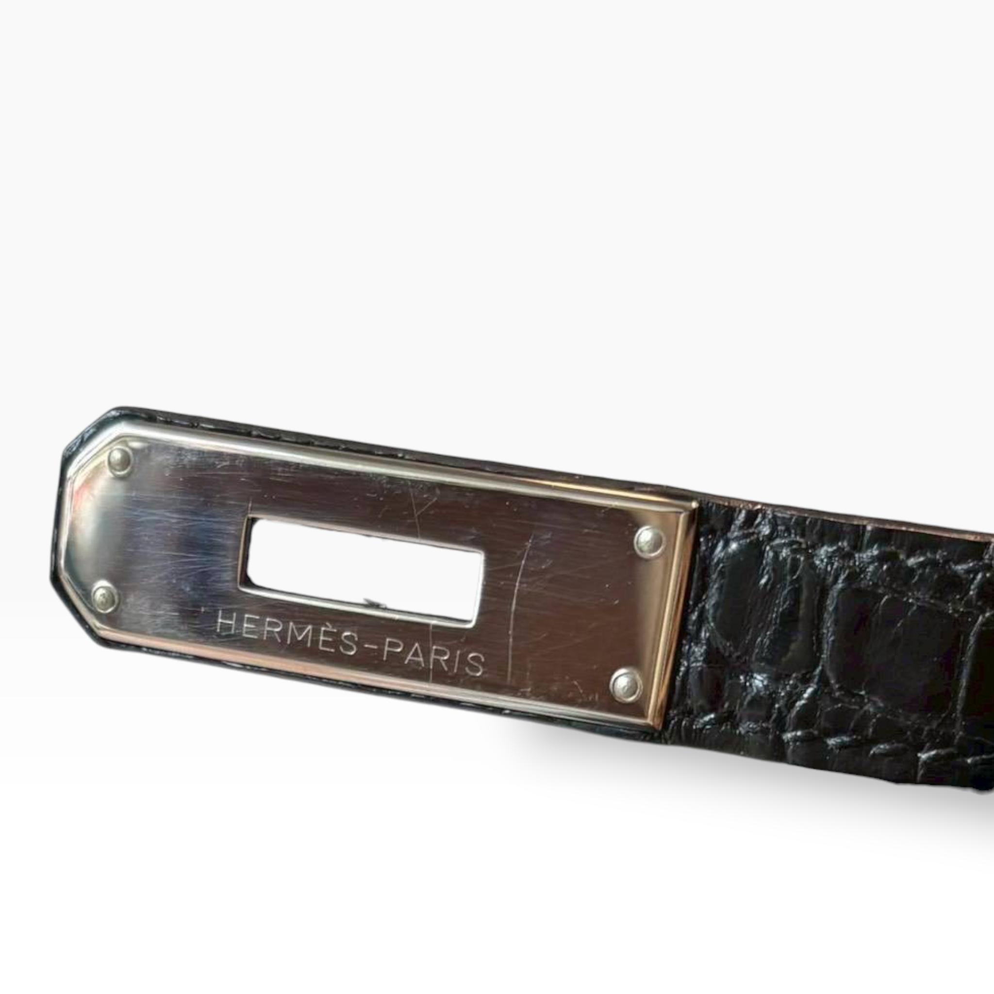 Birkin 30 - Black ShinnyCroc Niloticus (PHW)