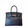 Hermés - Birkin 30 Black Epsom St.A (GHW)