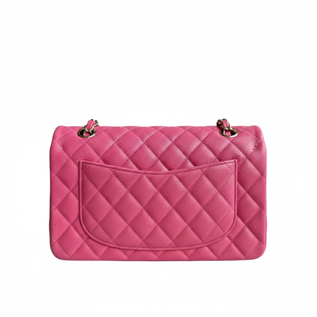 Chanel Classic Double Flap Bag Pink (GHW)