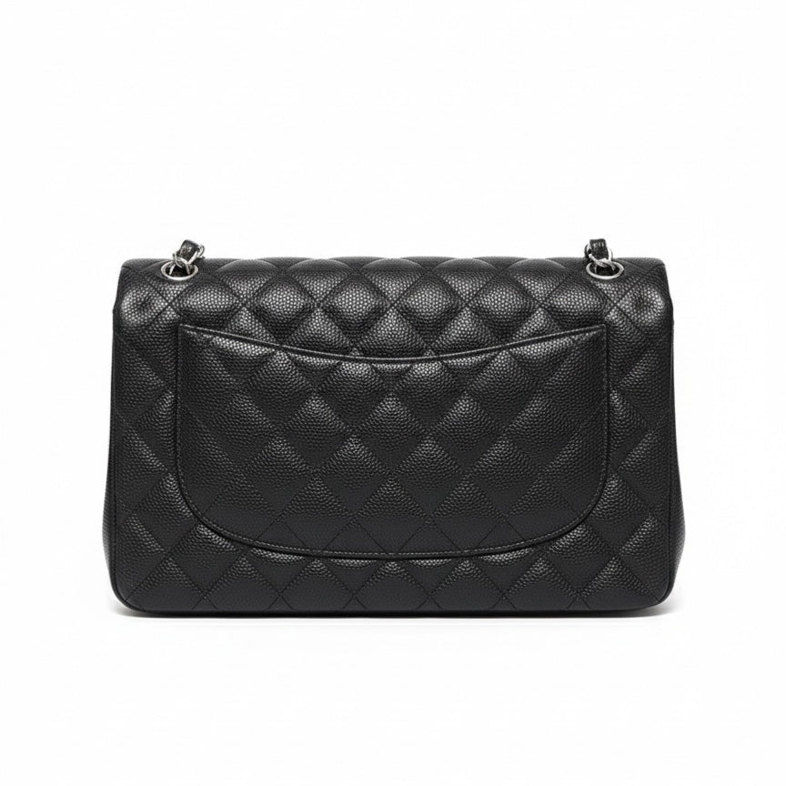Chanel Classic Meduim Double Flap Bag SHW