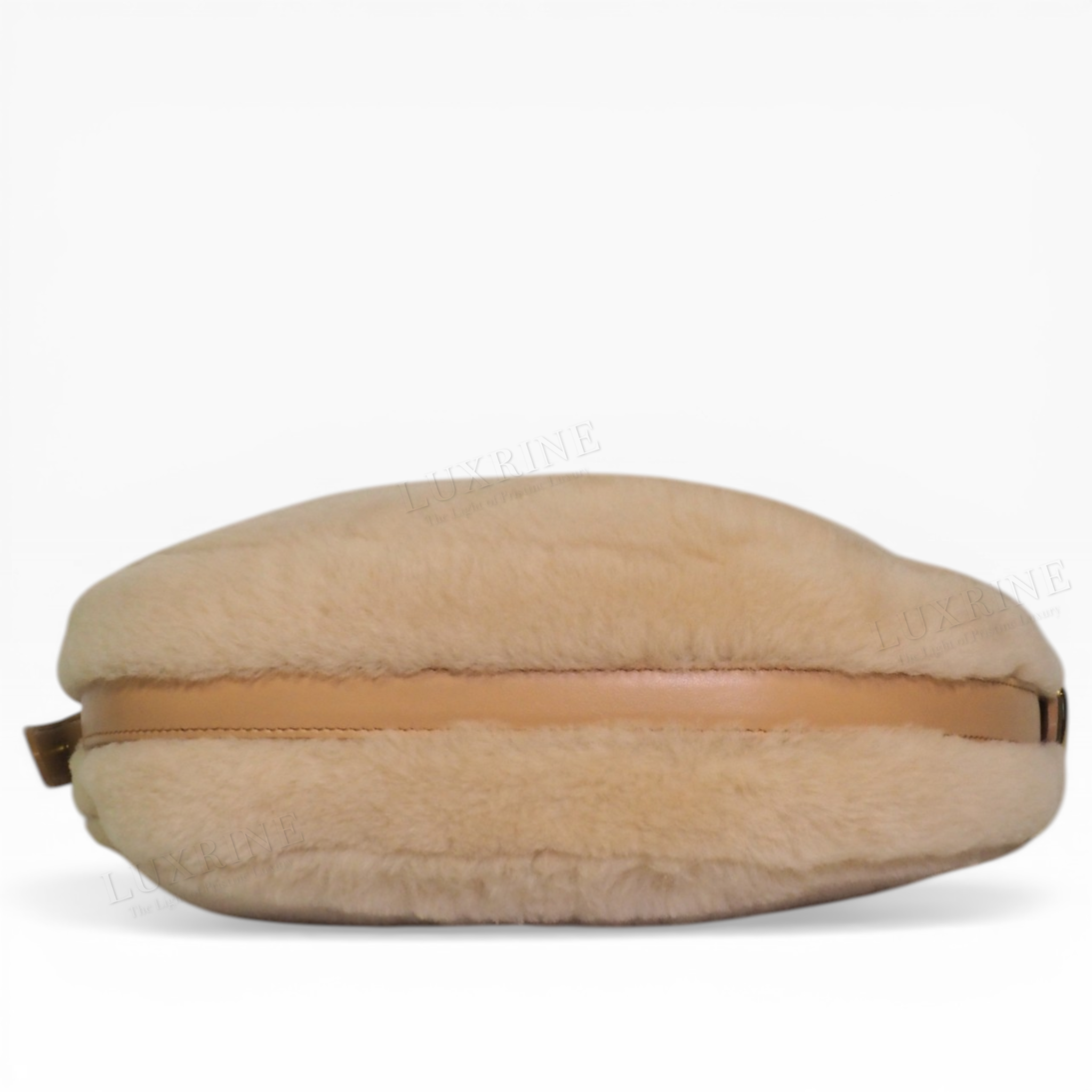 *Rare* Prada - Arqué Shearling Beige Cream Shoulder Bag (GHW)
