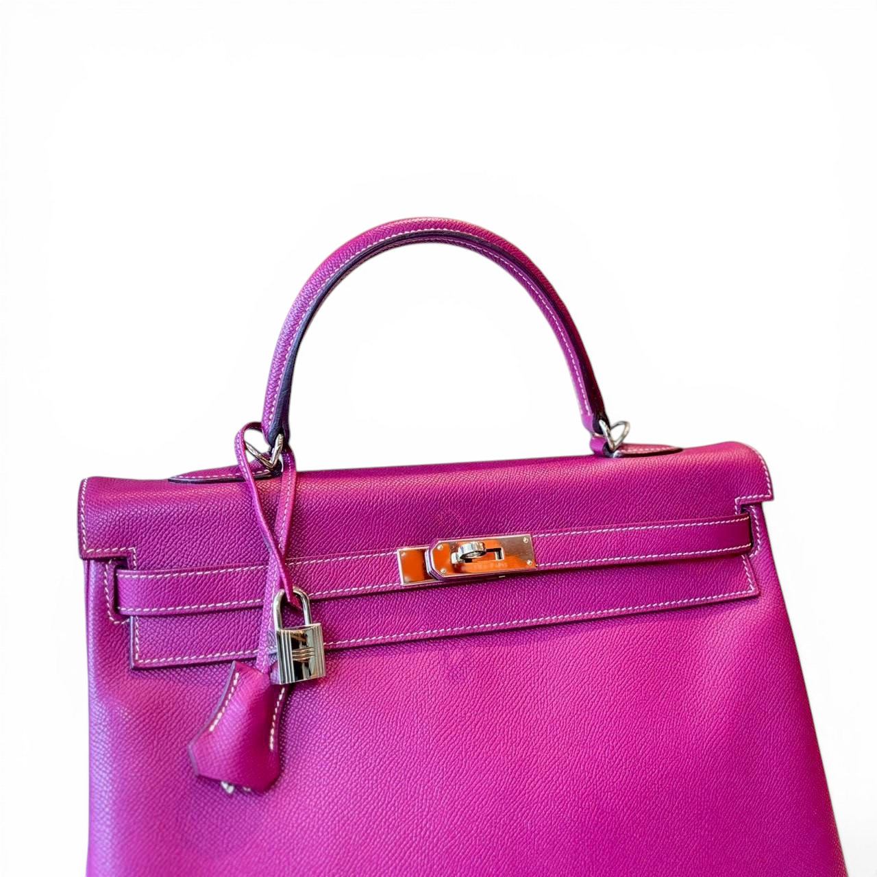 Hermès – Kelly 35 Candy Tosca / Rose Tyrien Epsom st.P (PHW)