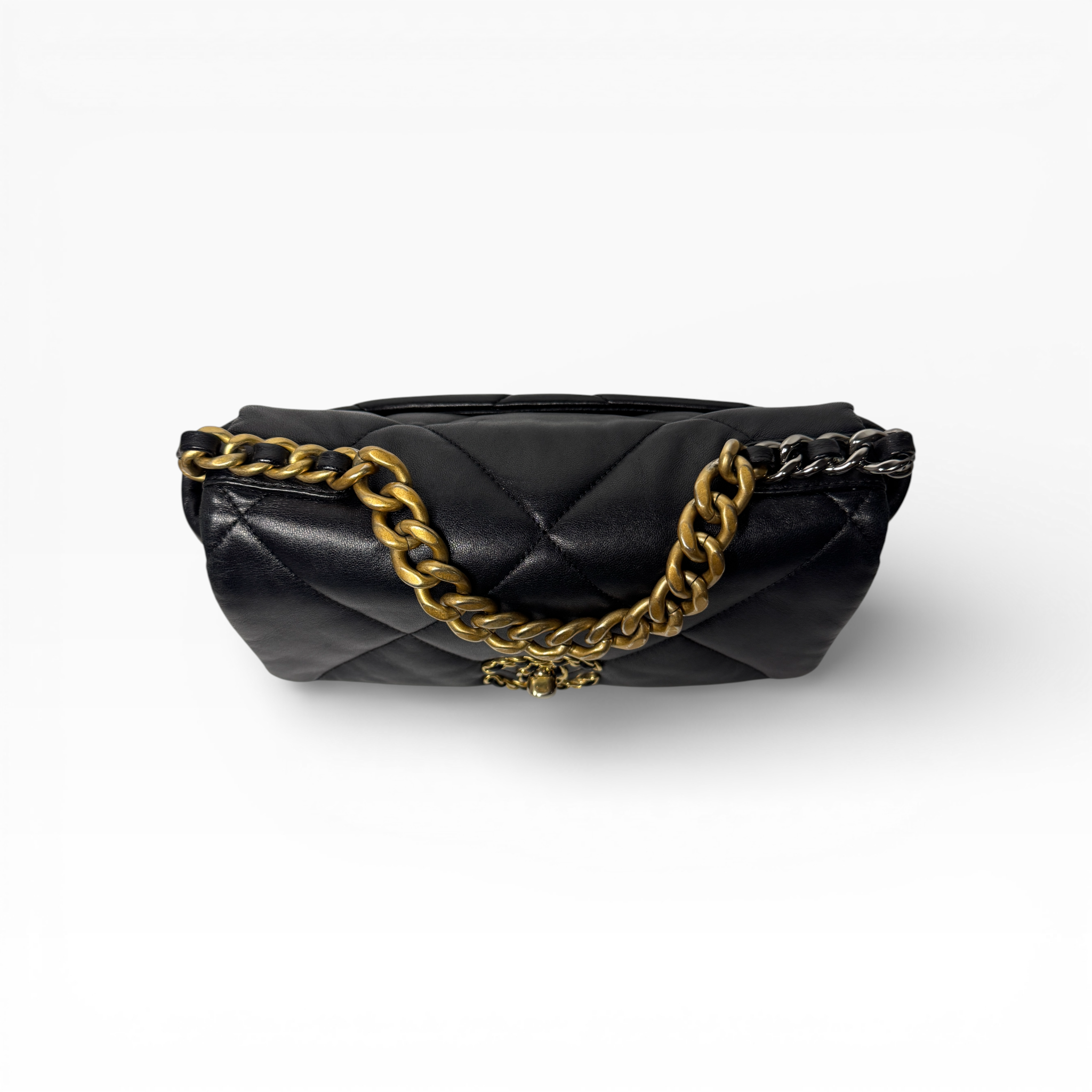 Chanel 19 Black Small Flap Bag